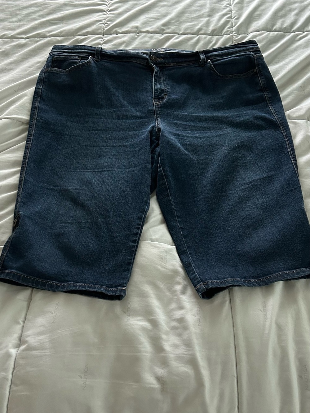 Style & Co. Dark Blue Denim Bermuda Shorts